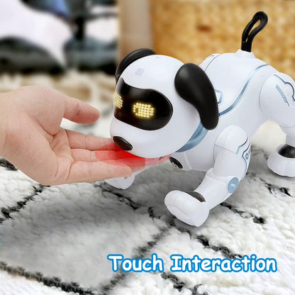 Interactive Voice Control Remote Control Robot Dogs Toys for Kids, Intelligent Toddler Robo Dogs with 8 Unique Funtions