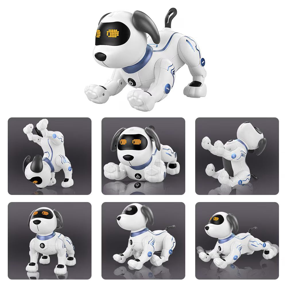 Interactive Voice Control Remote Control Robot Dogs Toys for Kids, Intelligent Toddler Robo Dogs with 8 Unique Funtions