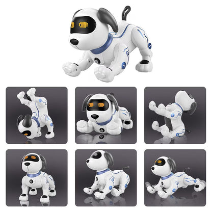 Interactive Voice Control Remote Control Robot Dogs Toys for Kids, Intelligent Toddler Robo Dogs with 8 Unique Funtions