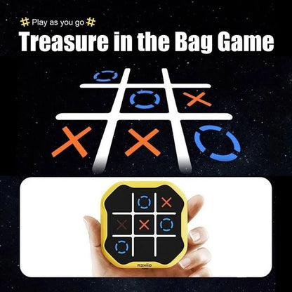 3 in 1 Tic Tac Toe Board Game Children Electronic Toy Gifts Crosses Game Memory Training Portable Travel Games for Kids Adult